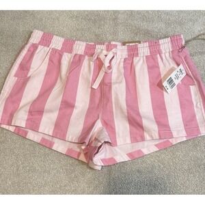 Project Indigo Women's Shorts Pink Stripe Size XL